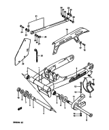 Suzuki HINTERER SCHWING ARM (MODEL G/H/J)